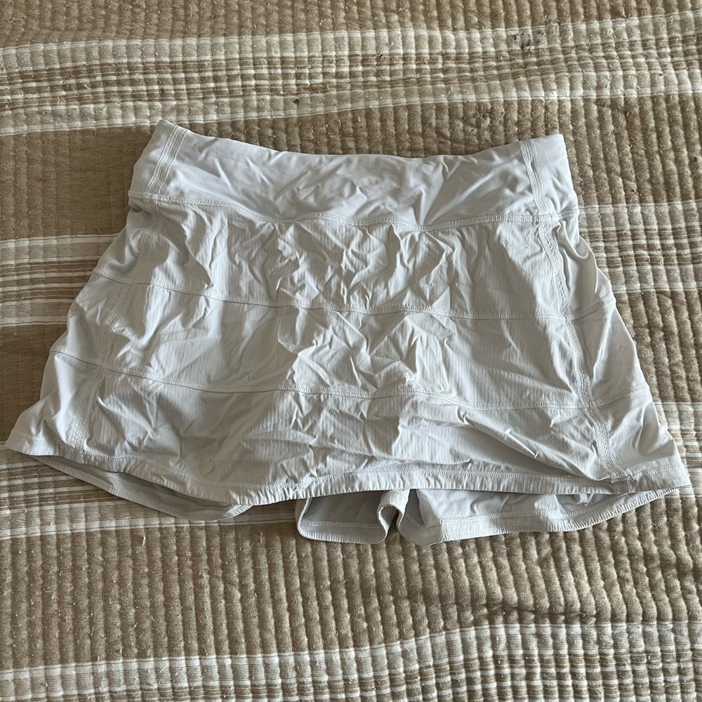 Lululemon Athletica White tennis skirt